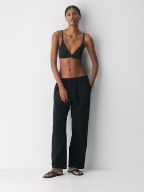 Aritzia Little Moon AirPlush Cotton Drawstring Sail Pant